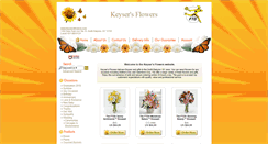 Desktop Screenshot of keysersflowers.com