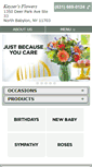 Mobile Screenshot of keysersflowers.com